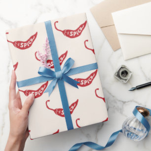 Muster für Red Chili Paprikaschoten Geschenkpapier