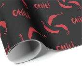 Muster für Red Chili Paprikaschoten Geschenkpapier (Rolleneckpunkt)