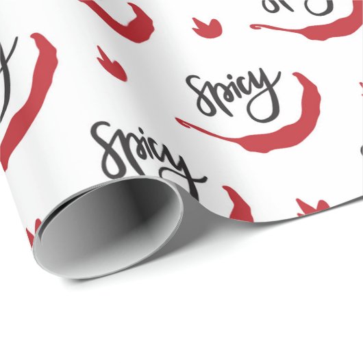 Muster für Red Chili Paprikaschoten Geschenkpapier (Rolleneckpunkt)