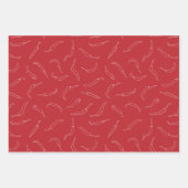 Muster für Red Chili Paprikaschoten Geschenkpapier Set (Vorderseite 2)