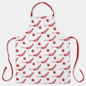 Muster für Red Chili Paprikaschoten Schürze (Vorderseite)