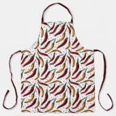 Muster für Red Chili Paprikaschoten Schürze (Vorderseite)