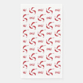 Muster für Red Chili Paprikaschoten Serviette (Vorderseite)