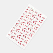 Muster für Red Chili Paprikaschoten Serviette (Ecke)