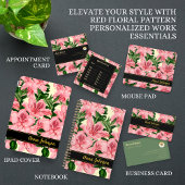 Muster für Red Floral Design Benutzerdefiniertes N Mousepad