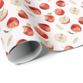Muster für Red Fruit Äpfel Geschenkpapier (Rolleneckpunkt)