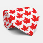 Muster für Red Maple-Blätter | Ahornleaf Krawatte (Gerollt)