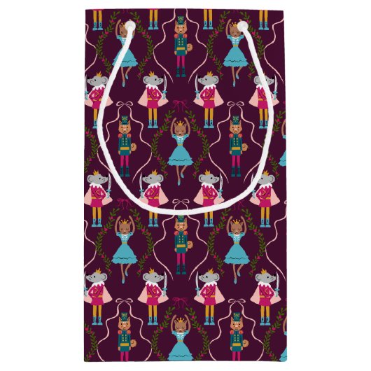 Muster für Red Nutcracker Kleine Geschenktüte (Rückseite)