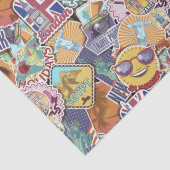 Muster für Reiseschilder Seidenpapier (Detail)