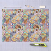 Muster für Reiseschilder Seidenpapier (Handwerk)