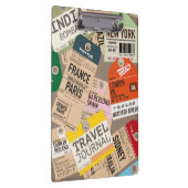 Muster für Reiseziele Klemmbrett (Rechts)