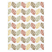 Muster für Retro-Blätter Tischdecke (Vorderseite)