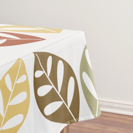 Muster für Retro-Blätter Tischdecke (Beispiel)