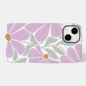 Muster für Retro-Blume Case-Mate iPhone Hülle (Rückseite (Horizontal))