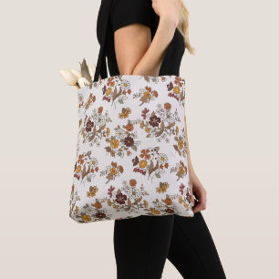 Muster für Retro-Boho-Blume Tasche