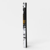 Muster für Retro-Damast mit Monogramm-Buchstaben P Case-Mate iPhone Hülle (Hinten/Links)
