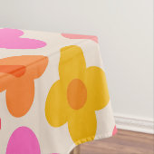 Muster für Retro-farbige Hippie-Mod-Blume Tischdecke (Beispiel)