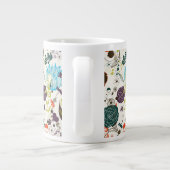 Muster für Retro-Floral 2 Jumbo-Tasse (Rückseite)