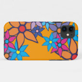 Muster für Retro-Floral Case-Mate iPhone Hülle (Rückseite (Horizontal))