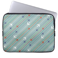 Muster für Retro-Flugzeugmuster - Laptop-Sieb