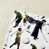 Muster für Retro-Golfers Strandtuch (Beispiel)