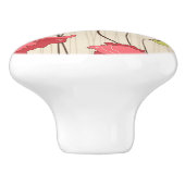 Muster für Retro-Poppies Keramikknauf (Seitenansicht)