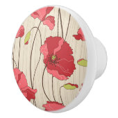 Muster für Retro-Poppies Keramikknauf (Rechts)