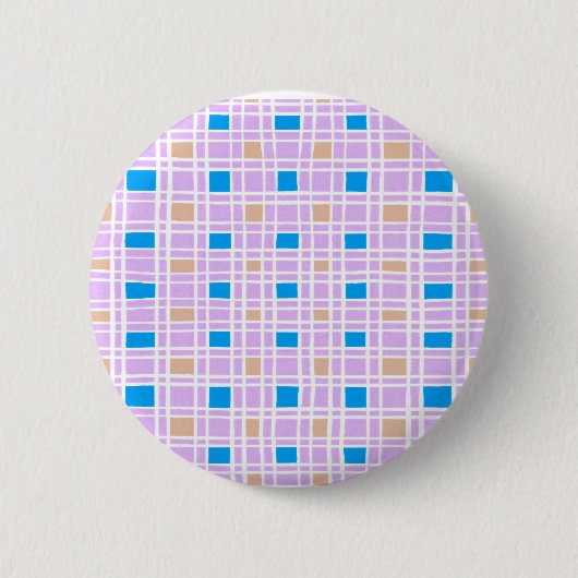 Muster für Retro-Quadrate Button (Vorderseite)