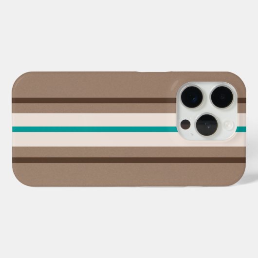 Muster für Retro-Surfstreifen Case-Mate iPhone Hülle (Rückseite (Horizontal))