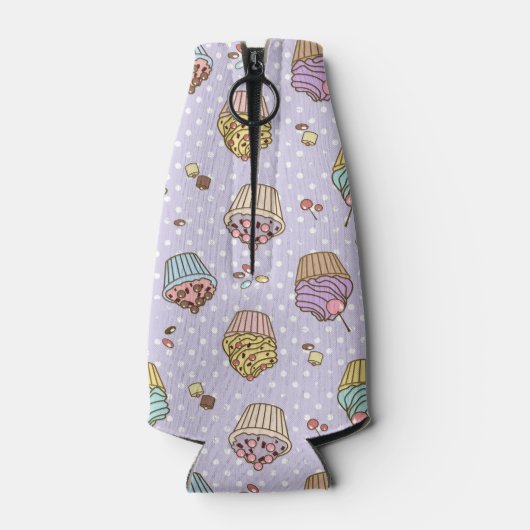 Muster für Retro-Süßigkeiten Flaschenkühler (Rückseite)