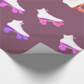 Muster für Roller-SkateUmschlagpapier Geschenkpapier (Ecke)