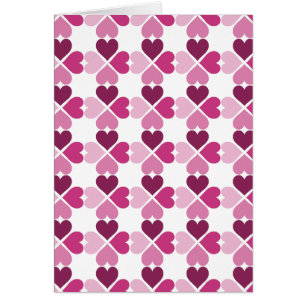 Muster für rosa Herzen