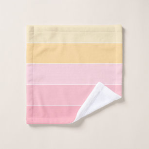 Muster für rosa, Lila-gelb-weiße Farben Waschlappen