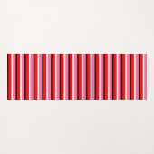 Muster für rosa Streifen Yogamatte (Rückseite (Horizontal))