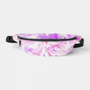 Muster für rosa und Lila Gefärbte Krawatte Bauchtasche