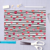 Muster für rosa und schwarze Farben Seidenpapier (Handwerk)