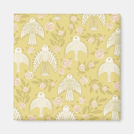 Muster für Rose Magnet (Vorne)