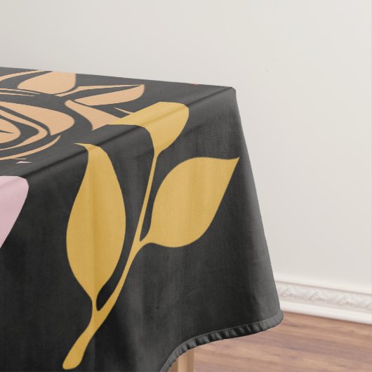 Muster für Rose und Blätter Tischdecke (Beispiel)