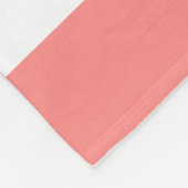 Muster für Rose und Weiße Linien Fleecedecke (Ecke)