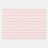 Muster für Rot-Grün-Punkte Geschenkpapier Set (Vorderseite 2)