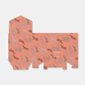 Muster für rote Koralle - Feld für die Gastgeschen Geschenkschachtel (Ungefaltet)