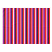 Muster für rote Lila Streifen Tischdecke (Vorderseite (Horizontal))
