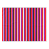 Muster für rote Lila Streifen Tischdecke (Vorderseite (Horizontal))