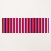Muster für rote Lila Streifen Yogamatte (Rückseite (Horizontal))
