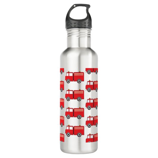 Muster für rote LKW Edelstahlflasche (Vorderseite)