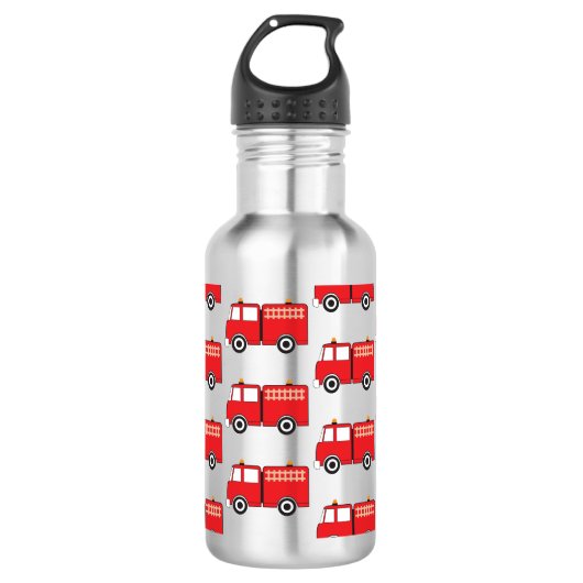 Muster für rote LKW Edelstahlflasche (Vorderseite)