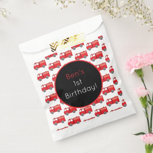 Muster für rote LKW Geschenktütchen (Versiegelt)