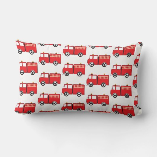 Muster für rote LKW Lendenkissen (Rückseite)