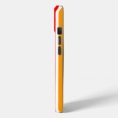 Muster für rote Orangen Streifen Case-Mate iPhone Hülle (Rückseite / Links)