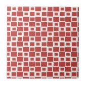 Muster für rote Quadrate Fliese (Vorderseite)